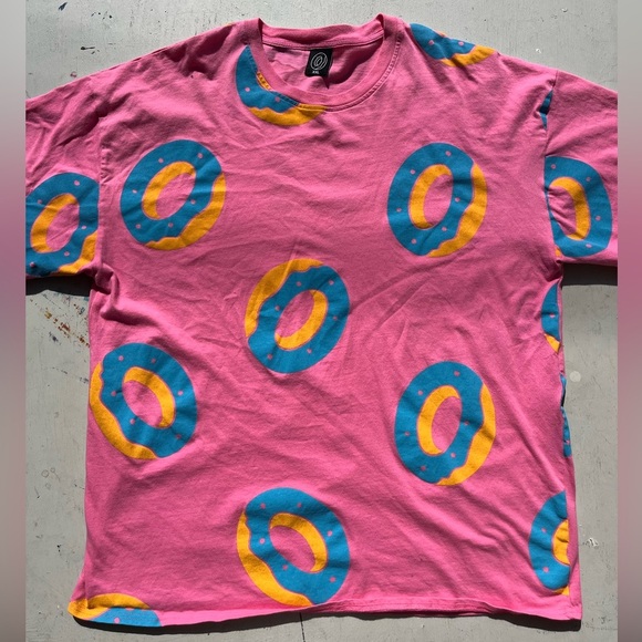 Men's Odd Future T-Shirt Multicolor 2XL Hip Hop Rap OFWGKTA Golf Donut LA Tyler - Picture 1 of 12